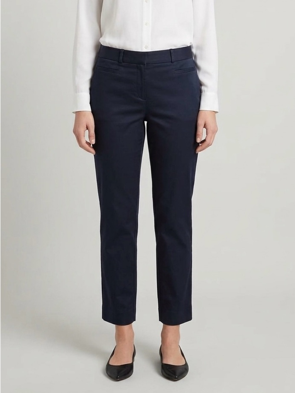 Banana Republic Black Sloan Skinny-Fit Pants
